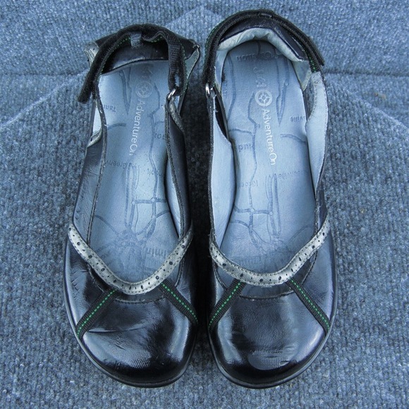 J-41 Sevilla‎ Women Clog Shoes Black Synthetic Slip On Size 6.5 Medium - Picture 3 of 10